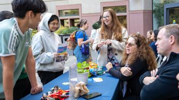 Assorted activities at the CBS first-ever graduate open house
