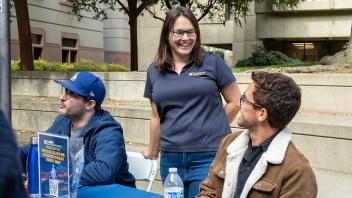 Assorted activities at the CBS first-ever graduate open house