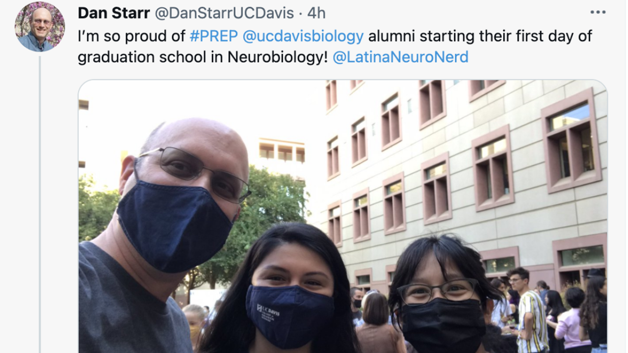 Screenshot of twitter post from Dan Starr